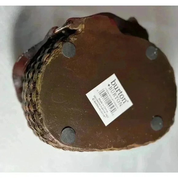 New Fishing Creel Vase Planter Ceramic Pottery- Very Detailed - Picture 9 of 14